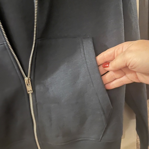 Free Planet Long Sleeve Fleece Zip Up Hoodie, size Small - Picture 6 of 7